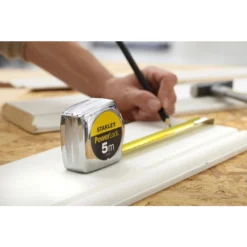 Stanley 0-33-195 Rolbandmaat PowerLock® ABS 5 M. -Winkel Voor Huishoudelijk Gereedschap 0 33 195 a1