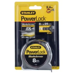 Stanley 0-33-527 Rolbandmaat PowerLock® Blade Armor™ 8 M. -Winkel Voor Huishoudelijk Gereedschap 0 33 527 p1