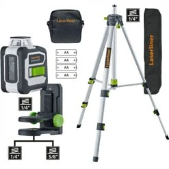 Laserliner CompactLine-Laser G 360 Set BLE Met Compactstaief 150 Cm -Winkel Voor Huishoudelijk Gereedschap 036 162a 10 13