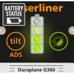 Laserliner DuraPlane G 360 Set 175 Cm Met Handontvanger GRX 60 In Koffer -Winkel Voor Huishoudelijk Gereedschap 052 555a d4 10 12