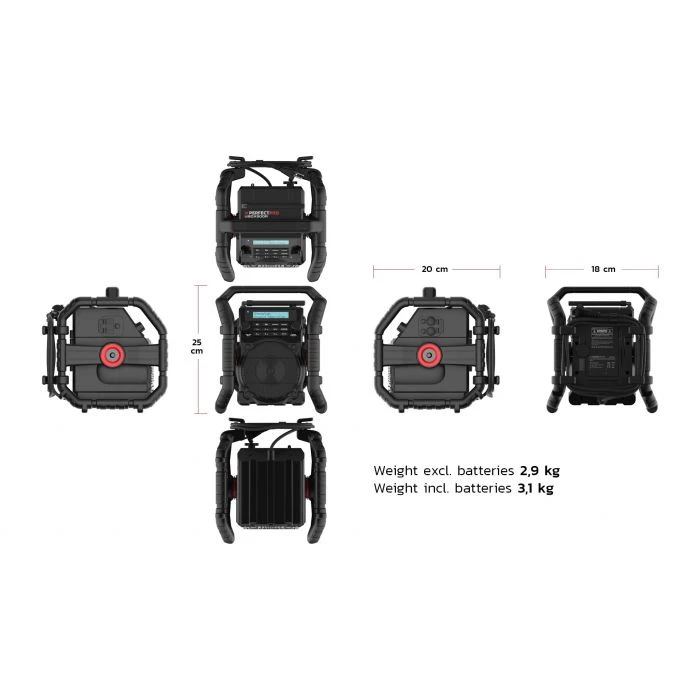 Perfectpro Werkradio UBOX 500R - Afbeelding 7