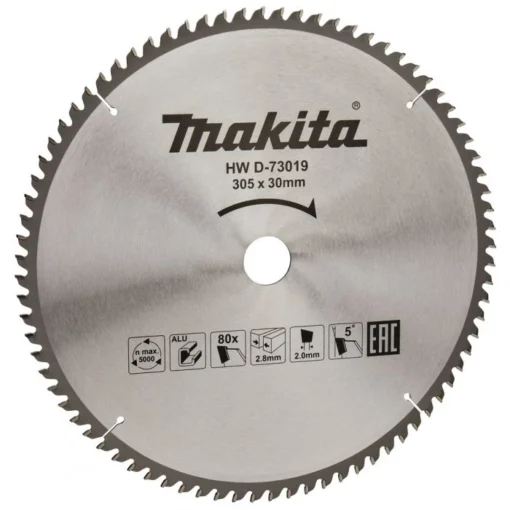 Makita D-73019 Afkortzaagblad Aluminium - Afbeelding 4