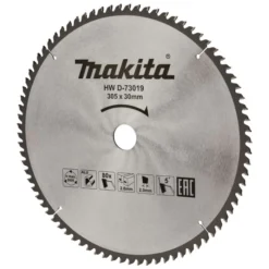 Makita D-73019 Afkortzaagblad Aluminium -Winkel Voor Huishoudelijk Gereedschap D 73019 C1R0