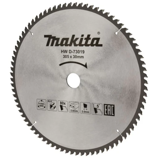 Makita D-73019 Afkortzaagblad Aluminium - Afbeelding 6