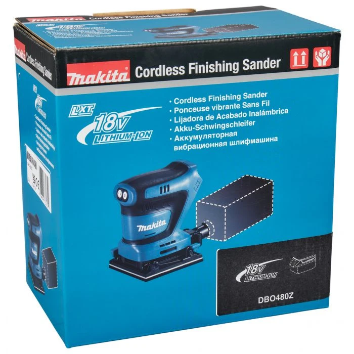 Makita DBO480Z 18 V Handpalm Vlakschuurmachine - Afbeelding 8