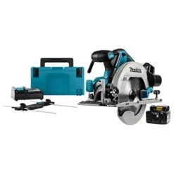 Makita DHS680RTJ 18 V Cirkelzaag 165 Mm -Winkel Voor Huishoudelijk Gereedschap DHS680RTJ A2R0 s100