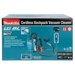 Makita DVC261ZX11 2x18 V Rugstofzuiger Voor Schoonmaak -Winkel Voor Huishoudelijk Gereedschap DVC261ZX11 A1C1