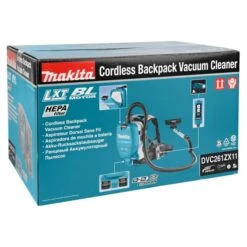 Makita DVC261ZX11 2x18 V Rugstofzuiger Voor Schoonmaak -Winkel Voor Huishoudelijk Gereedschap DVC261ZX11 A1L1