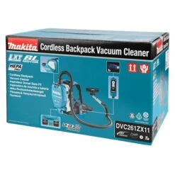Makita DVC261ZX11 2x18 V Rugstofzuiger Voor Schoonmaak -Winkel Voor Huishoudelijk Gereedschap DVC261ZX11 A1R1