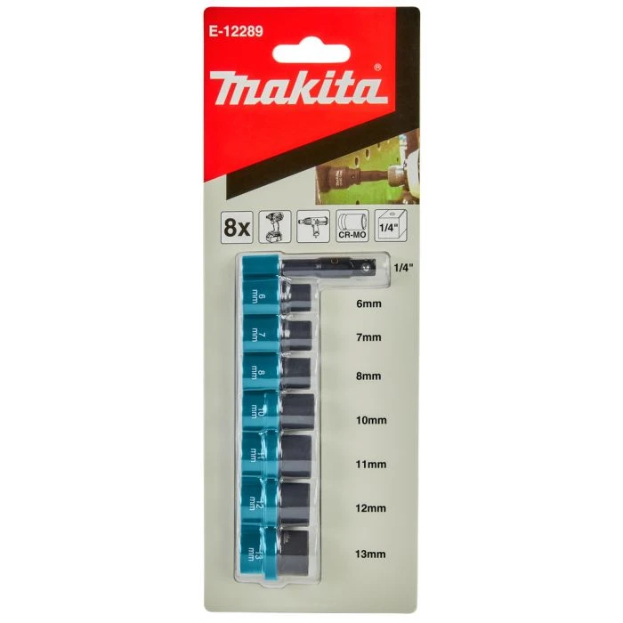 Makita E-12289 Krachtdoppenset 8-delig - Afbeelding 5