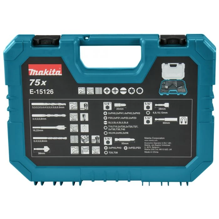 Makita E-15126 Boor-/schroefbitset 75-delig - Afbeelding 6