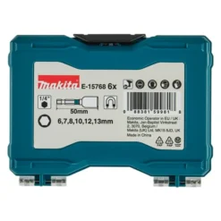 Makita E-15768 Doppenset 6-delig -Winkel Voor Huishoudelijk Gereedschap E 15768 C9C0