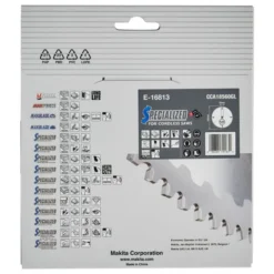 Makita E-16813 Cirkelzaagblad Aluminium -Winkel Voor Huishoudelijk Gereedschap E 16813 C7N1