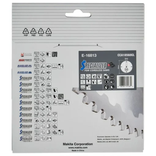 Makita E-16813 Cirkelzaagblad Aluminium - Afbeelding 7
