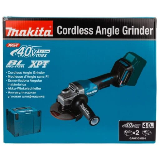 Makita GA013GM201 40 V Max Haakse Slijper 125 Mm - Afbeelding 2