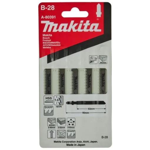 Makita A-80391 Decoupeerzgb Lamh 63mm B28 - Afbeelding 4