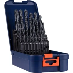 Rotec Spiraalborenset '100', DIN338, Type N, 25-dlg, ø1-13 ABS