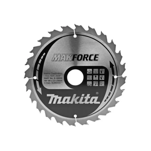 Makita B-08355 Zaagb Hout 190x30x2,2 24T 20g - Afbeelding 2
