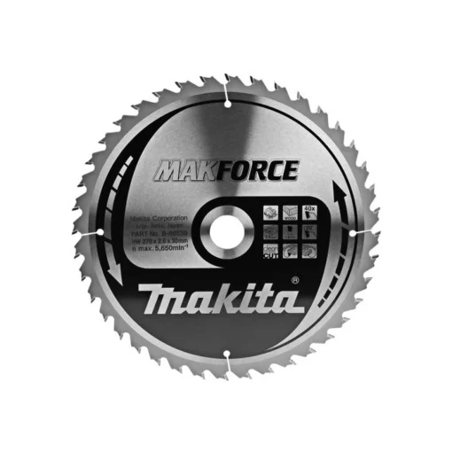 Makita B-08539 Zaagb Hout 270x30x2,6 40T 20g - Afbeelding 2
