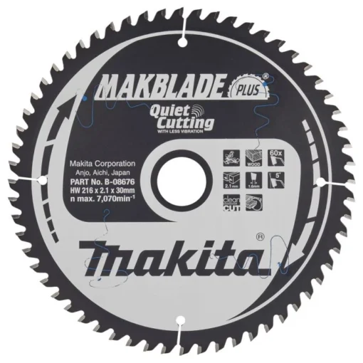 Makita B-08676 Afkortzaagblad Hout - Afbeelding 2
