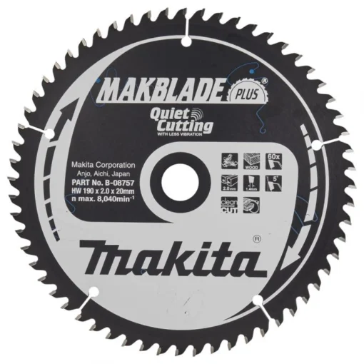 Makita B-08757 Cirkelzaagblad Hout - Afbeelding 2