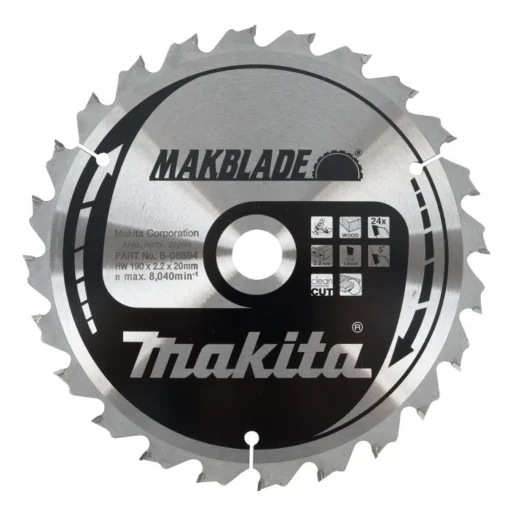 Makita B-08903 Zaagb Hout 216x30x2,1 24T 5g - Afbeelding 5