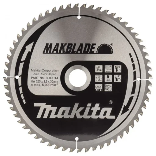 Makita B-09014 Afkortzaagblad Hout - Afbeelding 2