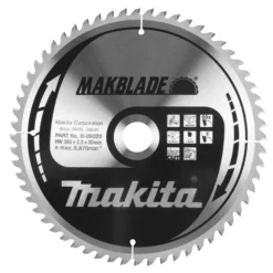Makita B-09070 Zaagb Hout 260x30x2,3 80T 5g -Winkel Voor Huishoudelijk Gereedschap b 09020 5