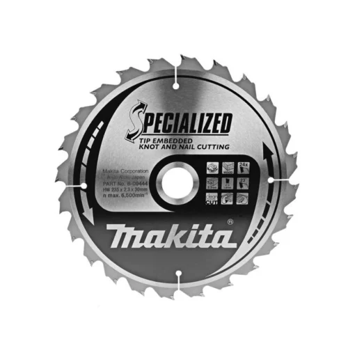 Makita B-09444 Cirkelzaagblad Hout (noest/spijker) - Afbeelding 2