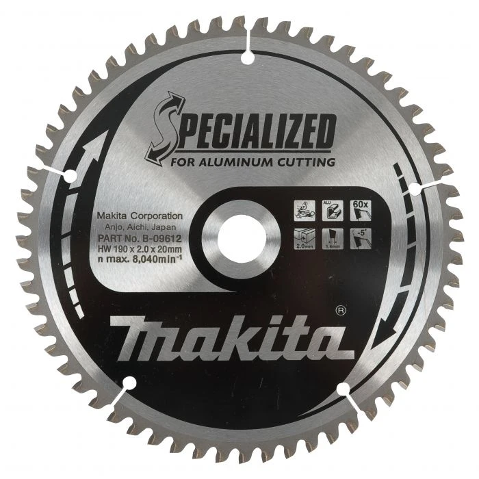 Makita B-09662 Afkortzaagblad Aluminium - Afbeelding 5