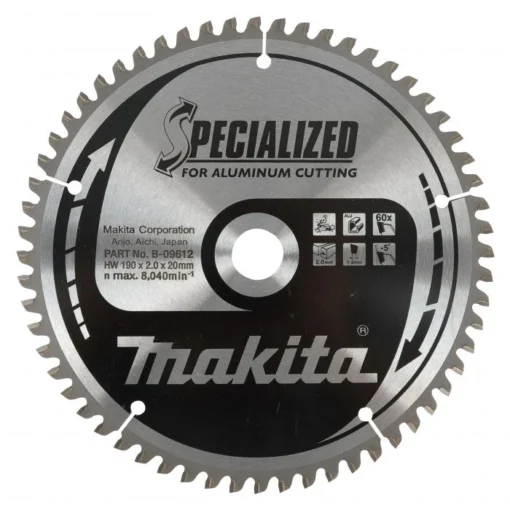Makita B-09628 Afkortzaagblad Aluminium - Afbeelding 5