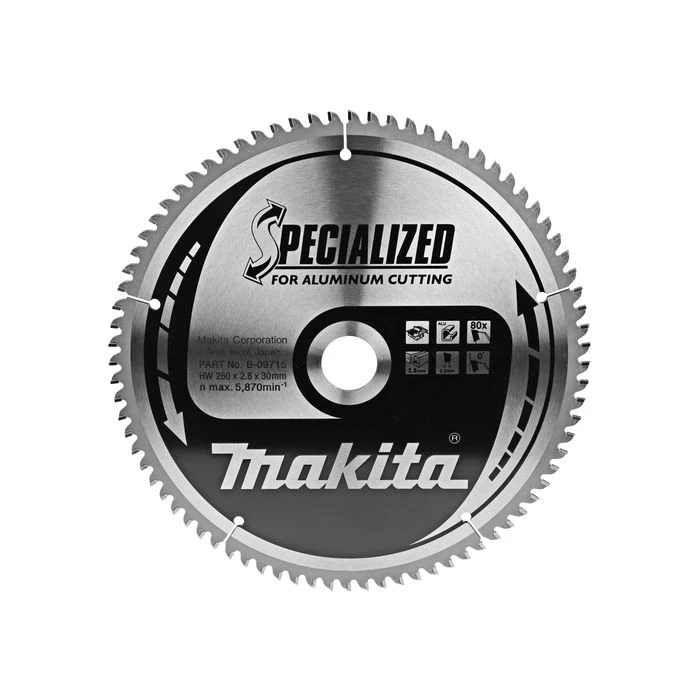 Makita B-09715 Tafelzaagblad Aluminium - Afbeelding 2