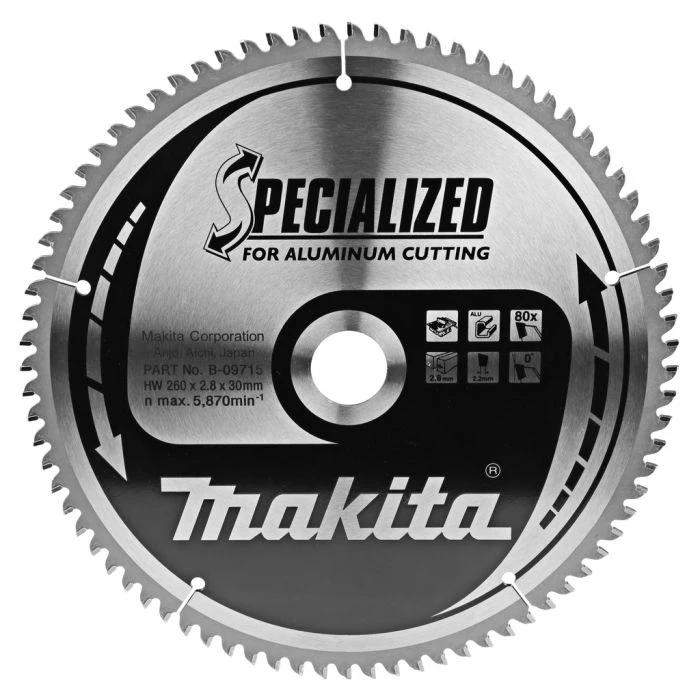 Makita B-09715 Tafelzaagblad Aluminium