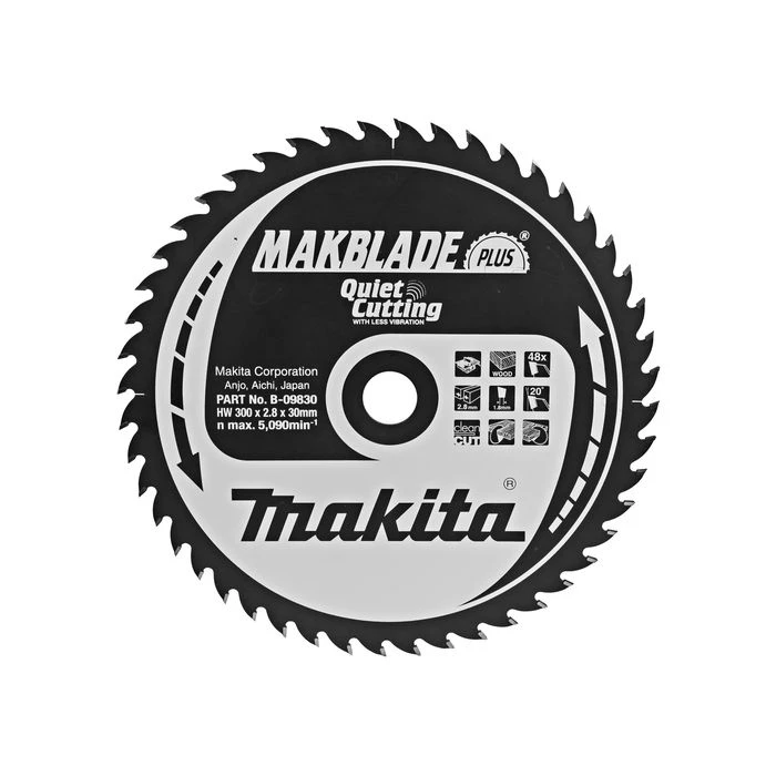 Makita B-09830 Tafelzaagblad Hout Zuiver - Afbeelding 2