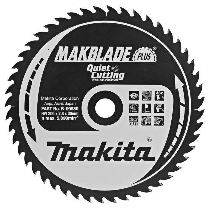 Makita B-09830 Tafelzaagblad Hout Zuiver