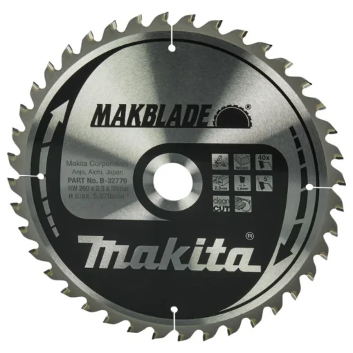 Makita B-32770 Afkortzaagblad Hout - Afbeelding 2