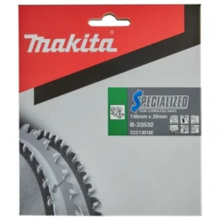 Makita B-33532 Cirkelzaagblad Hout -Winkel Voor Huishoudelijk Gereedschap b 33532 c1n1