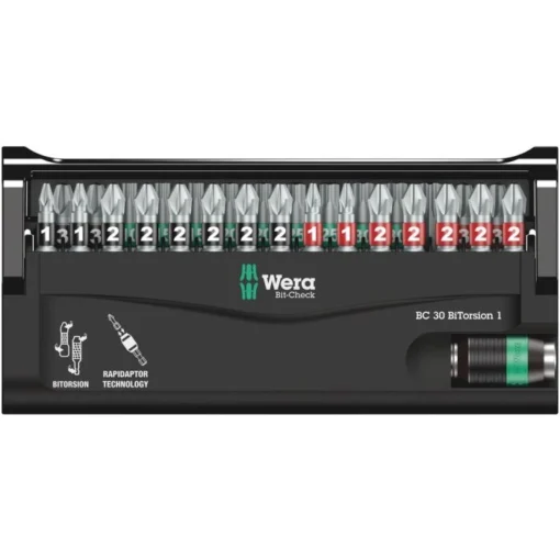 Wera BIT ASSORTIMENT, BIT-CHECK 30 BITORSION 1, 30 -DELIG - Afbeelding 2