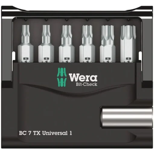 Wera BIT ASSORTIMENT, BIT-CHECK 7 TX UNIVERSAL 1 SB, 7 -DELIG - Afbeelding 2