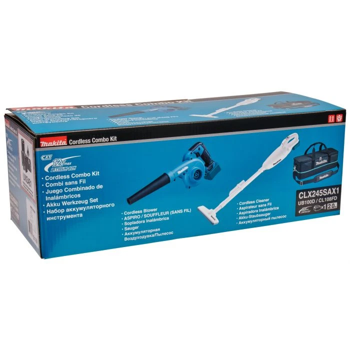 Makita CLX245SAX1 12 V Max Combiset Stofzuigen En Blazen - Afbeelding 3
