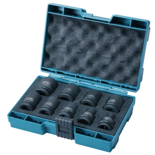 Makita D-41517 Krachtdoppenset 9-delig -Winkel Voor Huishoudelijk Gereedschap d 41517 a1l0 1