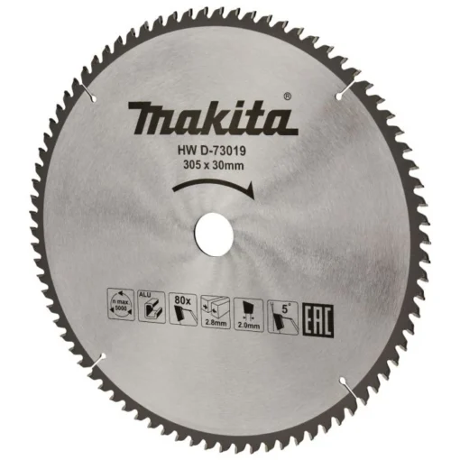 Makita D-73019 Afkortzaagblad Aluminium - Afbeelding 7