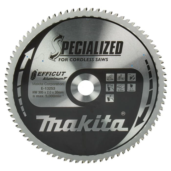 Makita E-13253 Afkortzaagblad Aluminium