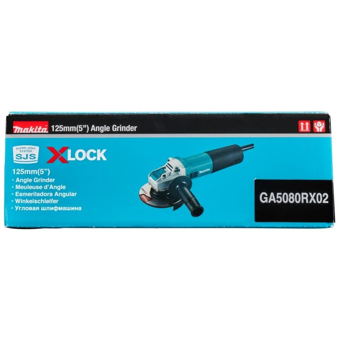 Makita GA5080RX02 230 V Haakse Slijper 125 Mm X-LOCK - Afbeelding 12
