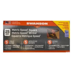 Swanson Timmermans Meetdriehoek - Metric Speedsquare Aluminium. -Winkel Voor Huishoudelijk Gereedschap img 4094