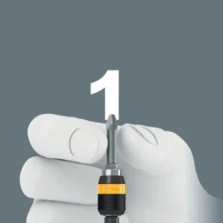 Wera KRAFTFORM KOMPAKT 60 ESD, 17 -DELIG -Winkel Voor Huishoudelijk Gereedschap rapid single hand esd