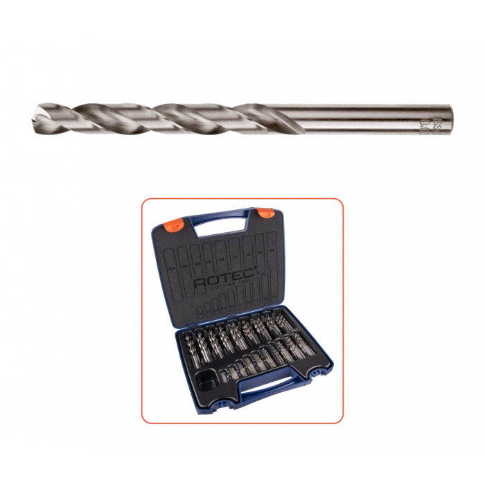 Metaalborenset 170-dlg. Rotec HSS-G, Silver-Line PROF. - Afbeelding 2