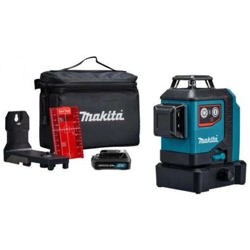 Makita SK700DX 12 V Max Kruislijn Laser Rood 3x 360° - Afbeelding 2