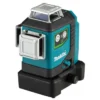 Makita SK700GDX 12 V Max Kruislijn Laser Groen 3x 360°