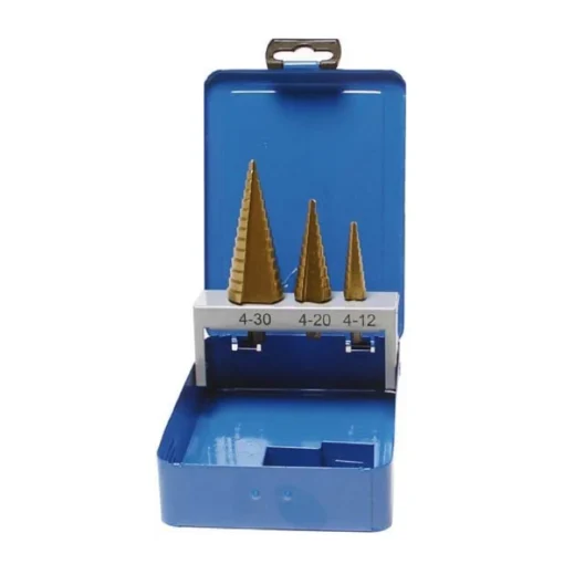 Makita HSS Stappenboorset 3-delig Tin Gecoat